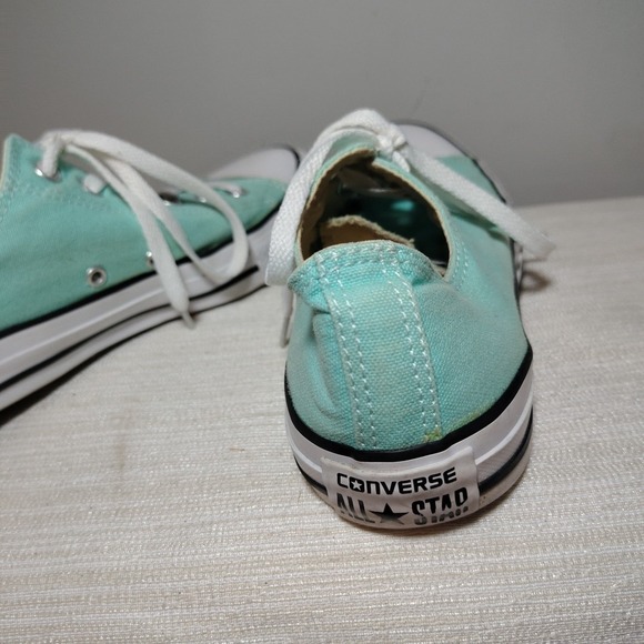Converse Unisex‎ CT All Star Teal Green Sneakers Size M 8 W 10 Low Top - Picture 4 of 13
